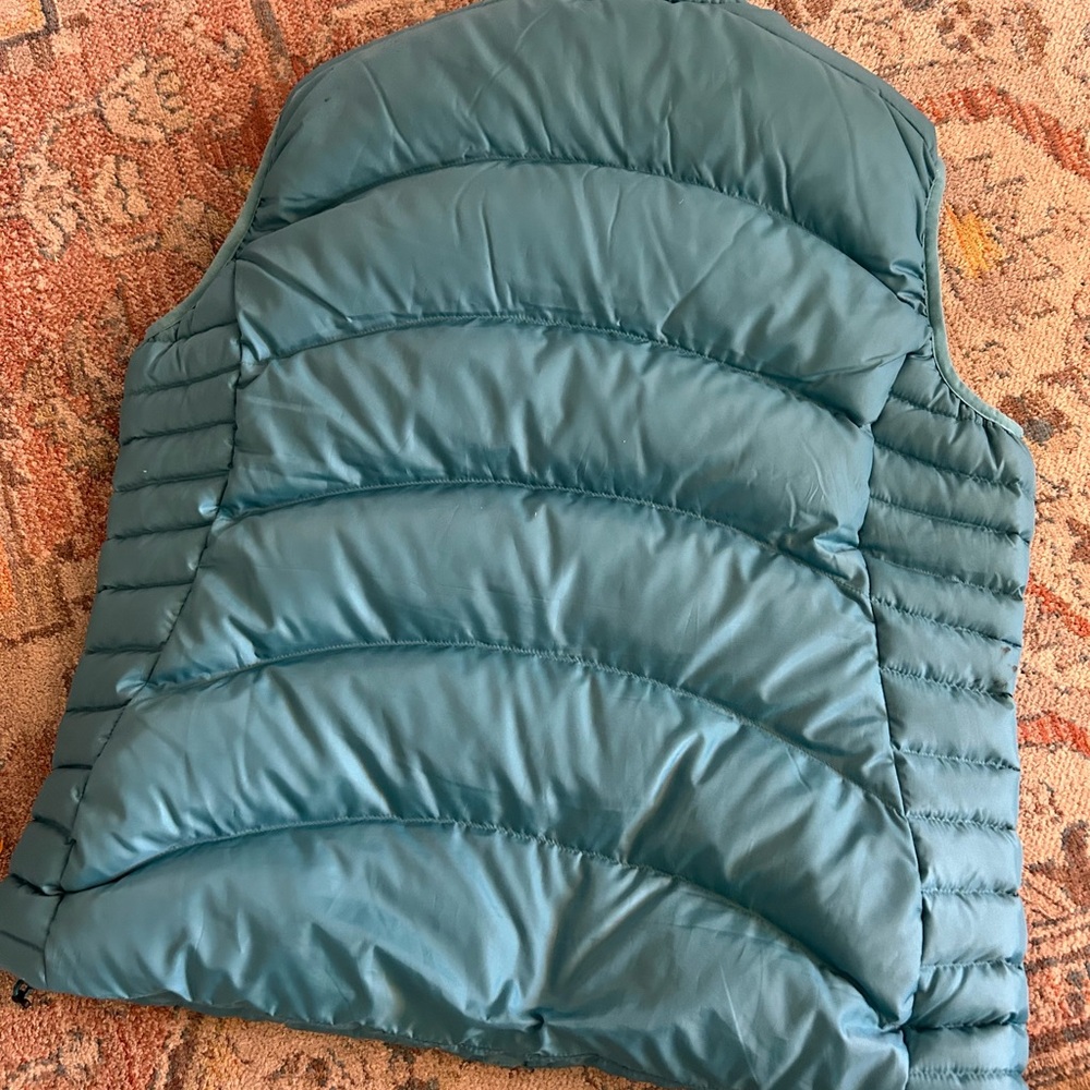 REI Teal Puffy Down Vest - Picture 5 of 5